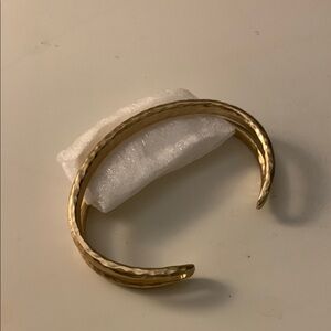 Elegant Gold-Toned Cuff Bracelet